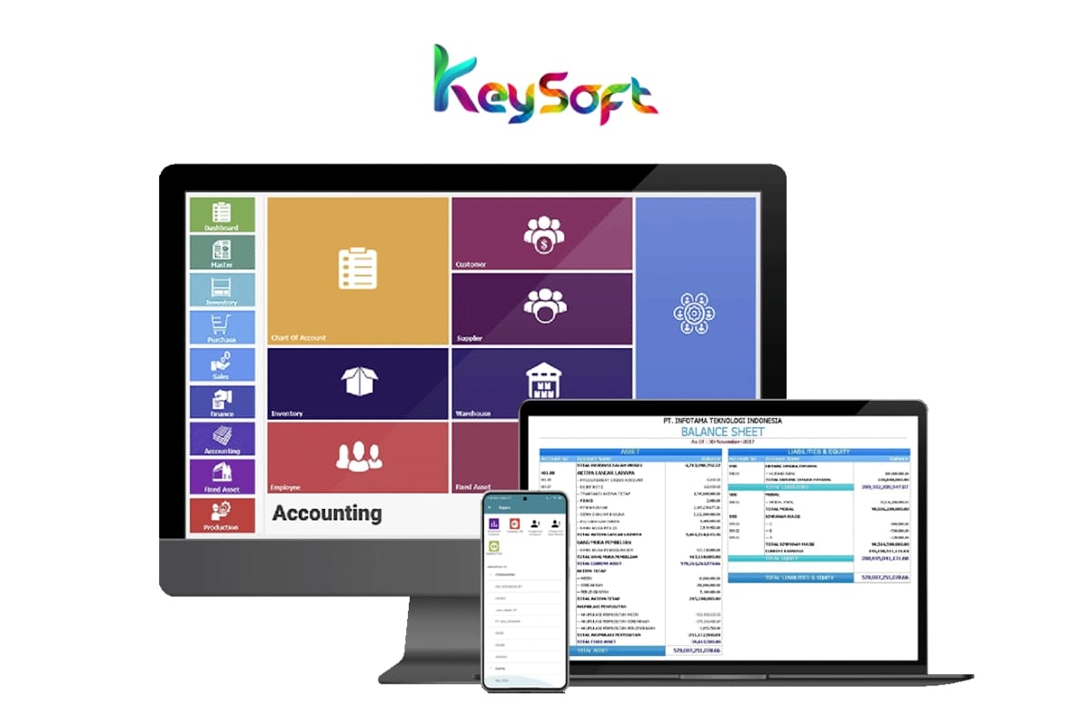 Software Keysoft ERP, Kunci Bisnis Berjalan Lancar dan Mudah!